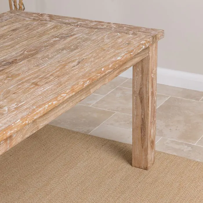 2.6m Reclaimed Teak Mexico Dining Table - 7