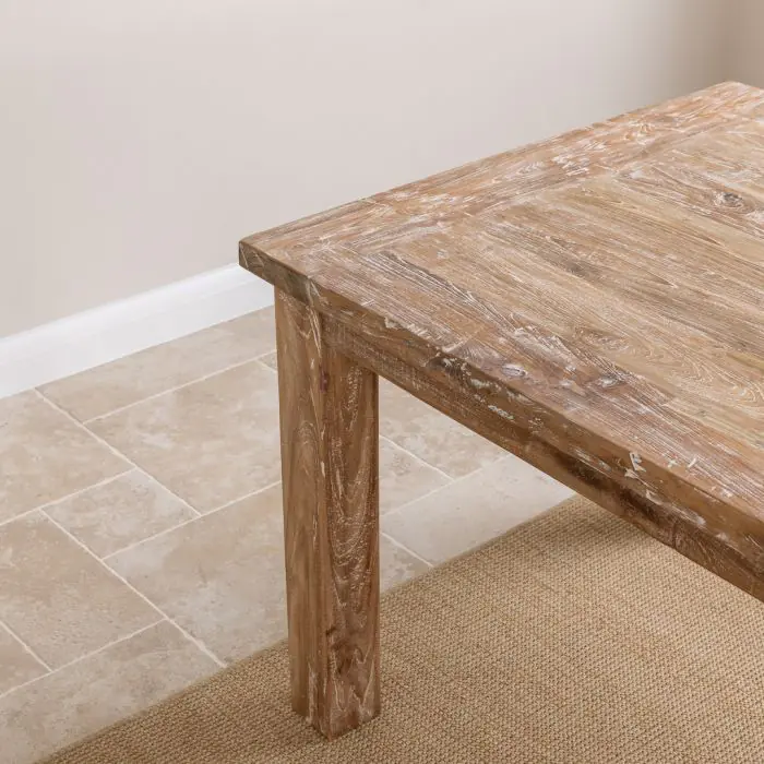 2.6m Reclaimed Teak Mexico Dining Table - 8