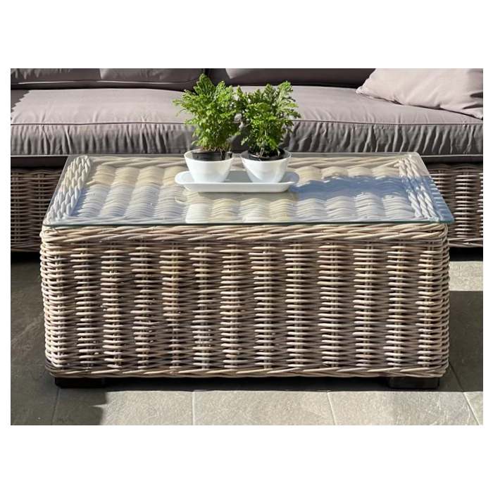 Sofi Natural Wicker Corner Sofa   - 2
