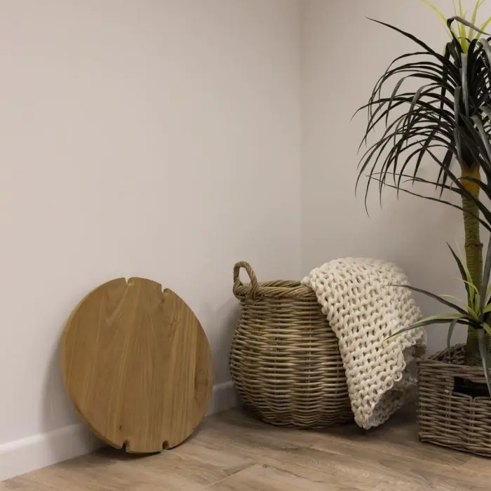 Natural Wicker & Reclaimed Teak Storage Coffee Table - 1