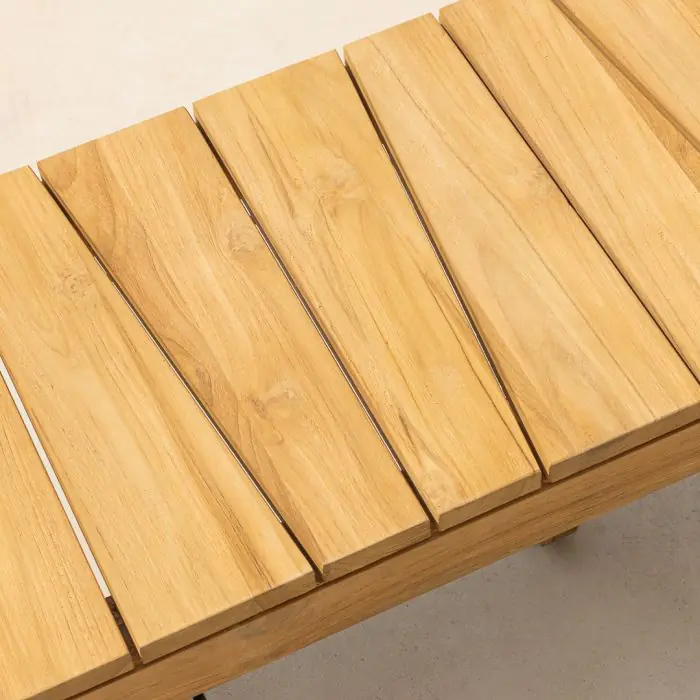 1.8m Reclaimed Teak Oasis Outdoor Dining Bench - 2