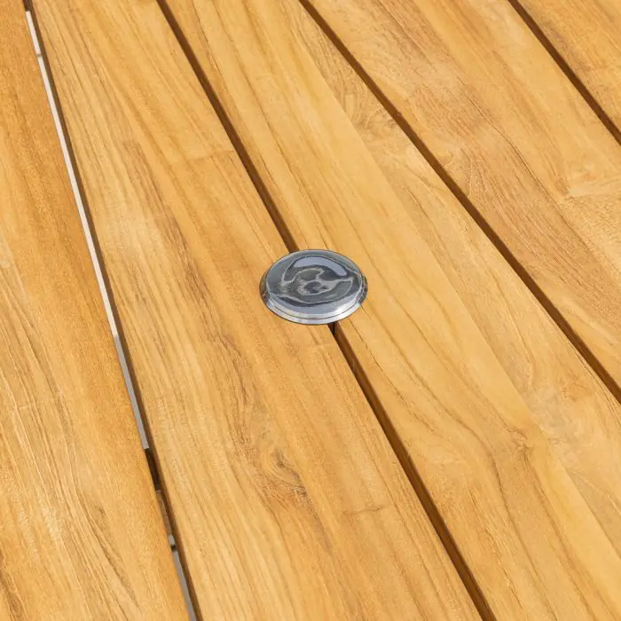 1.8m Reclaimed Teak Oasis Outdoor Dining Table - 5