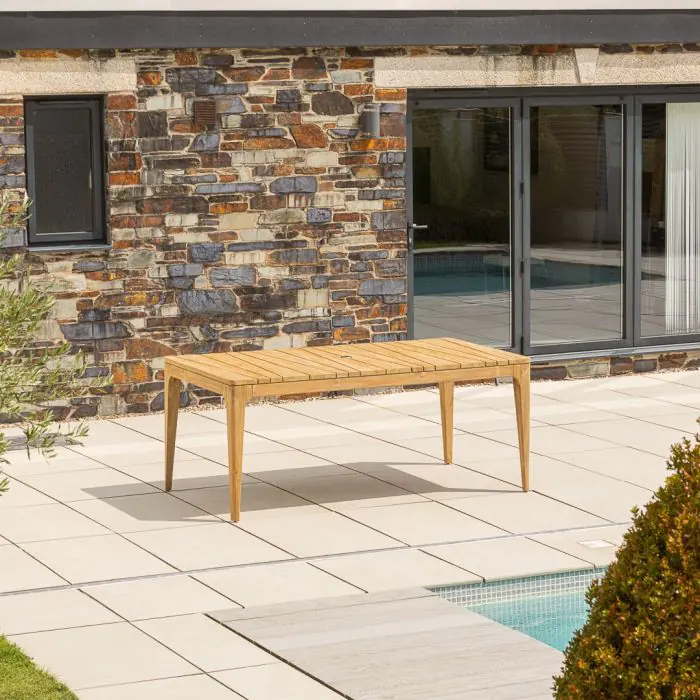1.8m Reclaimed Teak Oasis Outdoor Dining Table - 2