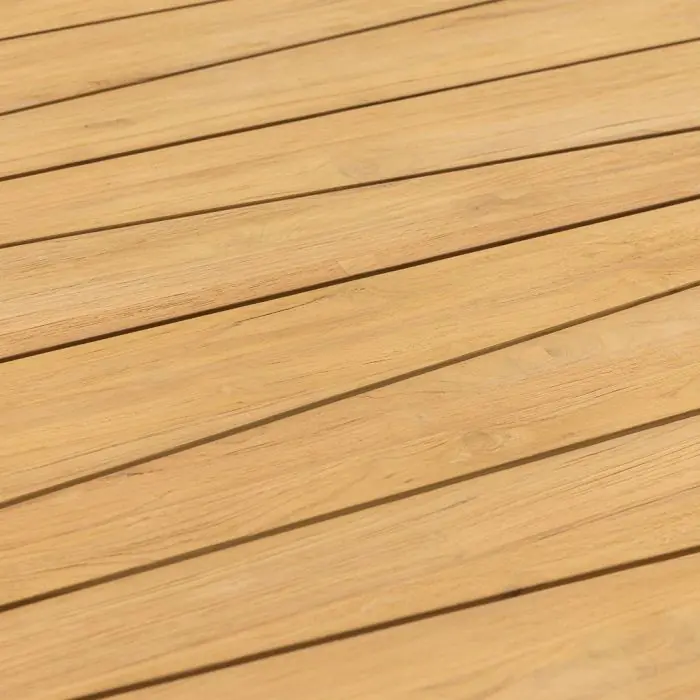 2.4m Reclaimed Teak Oasis Outdoor Dining Table - 8
