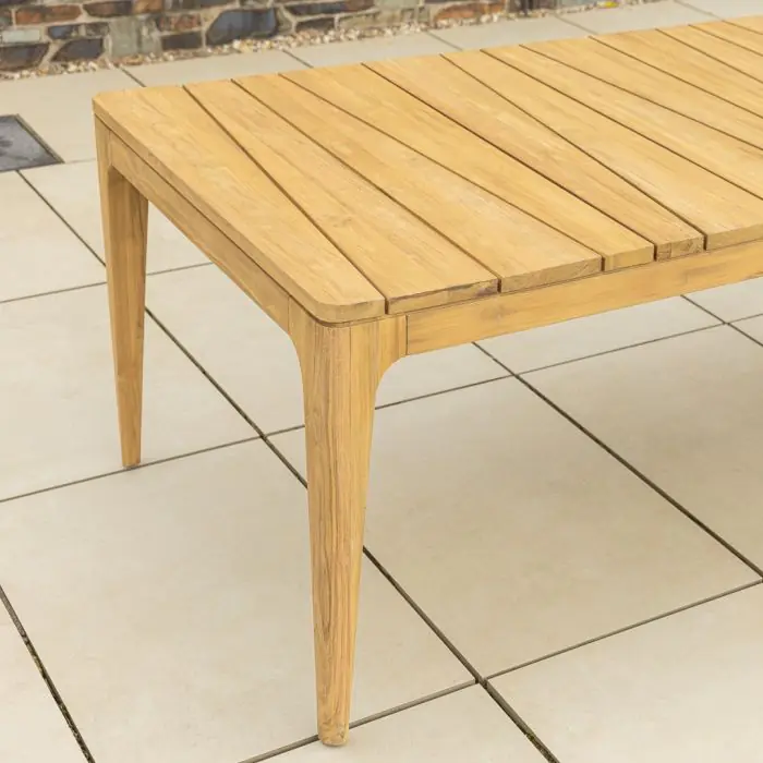 2.4m Reclaimed Teak Oasis Outdoor Dining Table - 7
