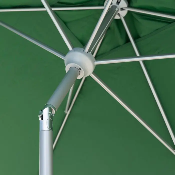2.5m Round Aluminium Crank & Tilt Parasol - 9