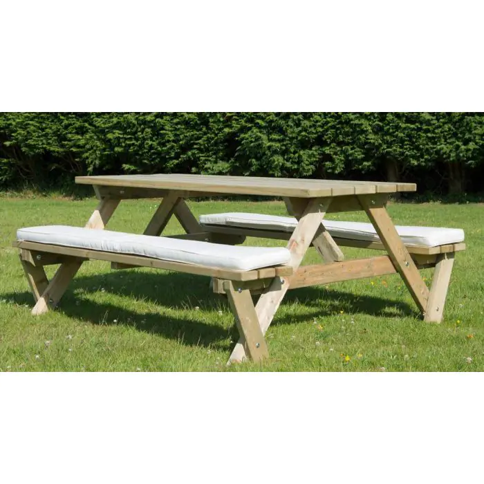 Heavy Duty A Frame Picnic Table - 8