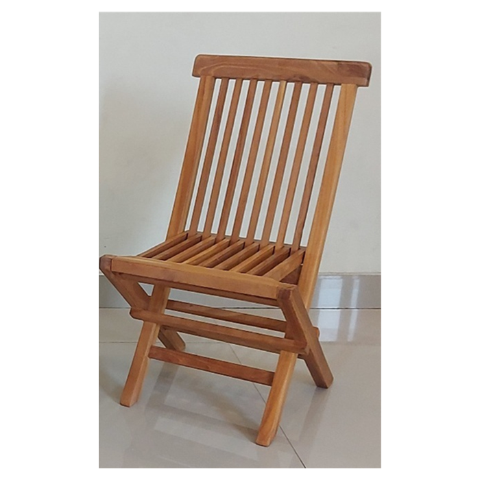 Set of TWO Kids Classic Teak Folding Chairs Sustainable Furniture