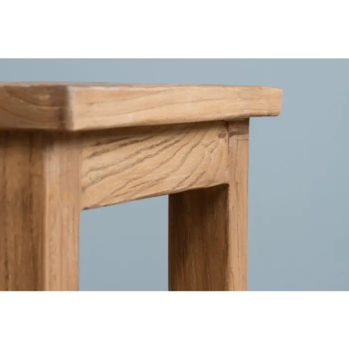 Reclaimed Elm Cross Back Dining Chair - 4