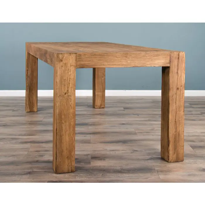 2m Reclaimed Elm Chunky Style Dining Table - 5