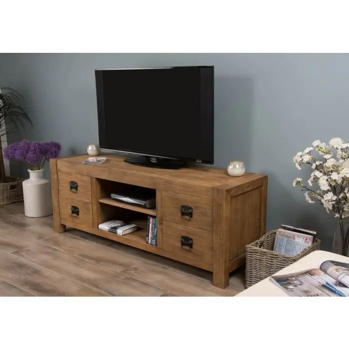 Reclaimed Elm TV Cabinet - 1