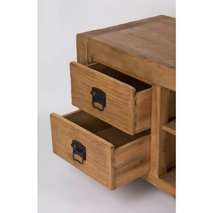 Reclaimed Elm TV Cabinet - 4