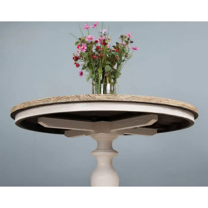 1.3m Country Pedestal Dining Table - 6