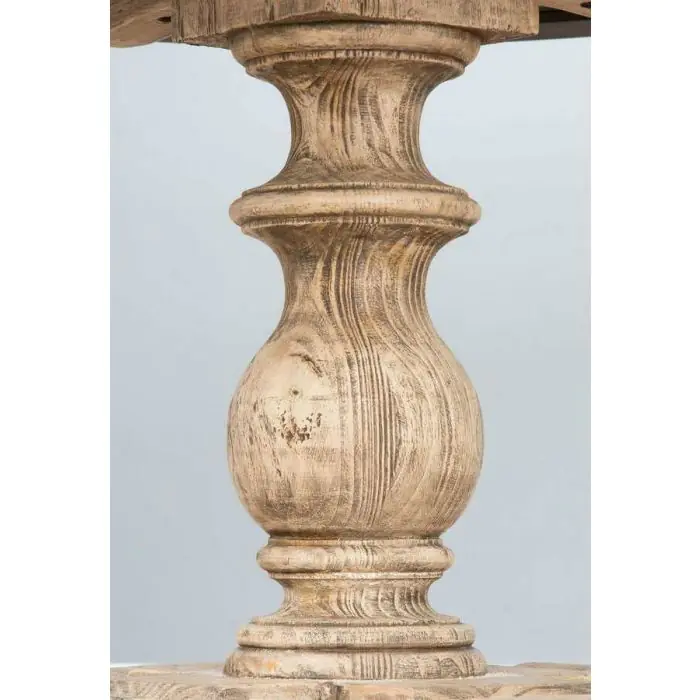 1.6m Farmhouse Pedestal Dining Table - 5