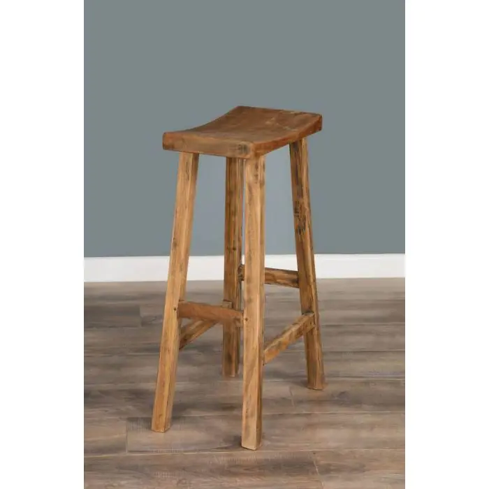 Reclaimed Teak Barstool - 2