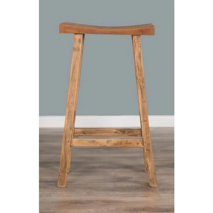 Reclaimed Teak Barstool - 4