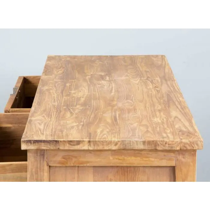 Reclaimed Teak Modern Chest of Drawers  - 8