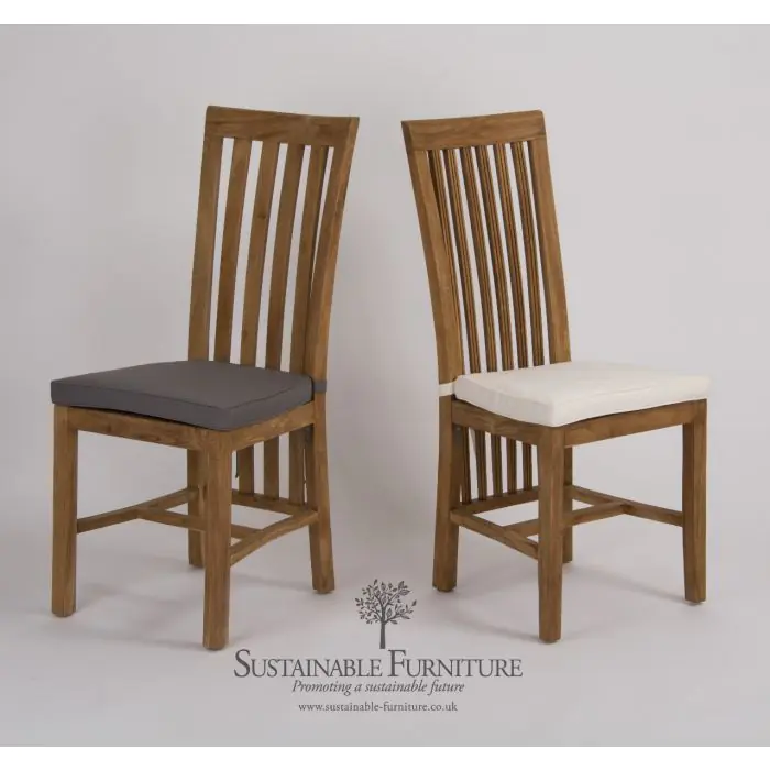 1.8m Reclaimed Teak Taplock Dining Table with 6 or 8 Santos Chairs - 16