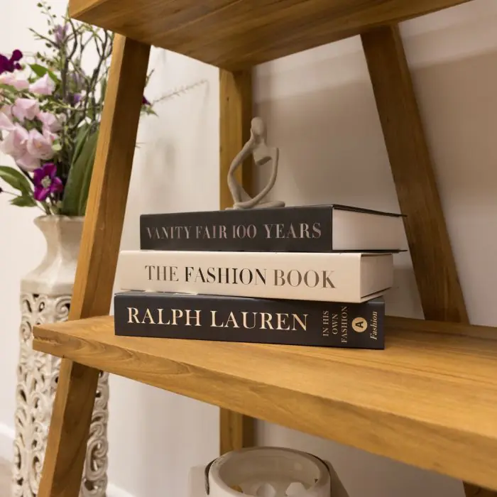 Reclaimed Teak Ladder Shelves - 2 Sizes - 12