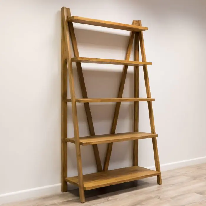 Reclaimed Teak Ladder Shelves - 2 Sizes - 17