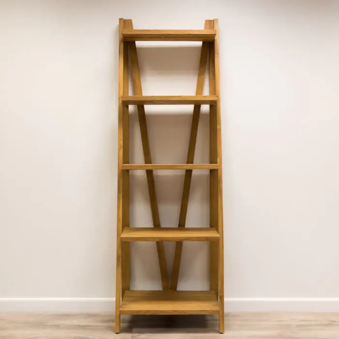 Reclaimed Teak Ladder Shelves - 2 Sizes - 6