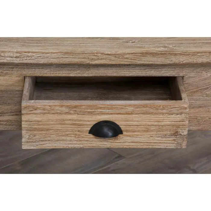 Reclaimed Teak Occasional/Hall Table with Drawer - 2