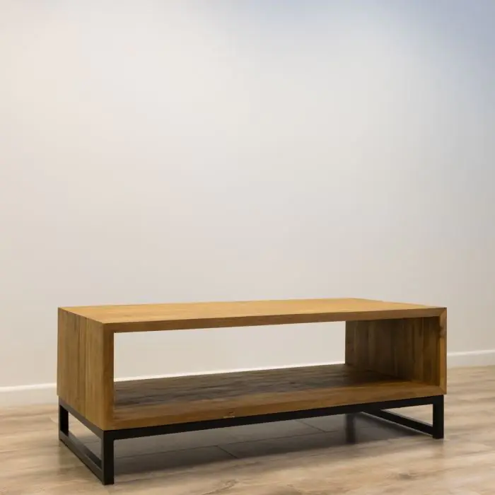 Reclaimed Teak Urban Fusion Open Coffee Table - 11