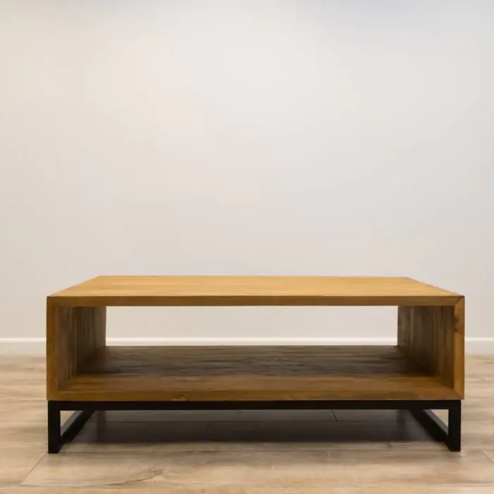 Reclaimed Teak Urban Fusion Open Coffee Table - 12