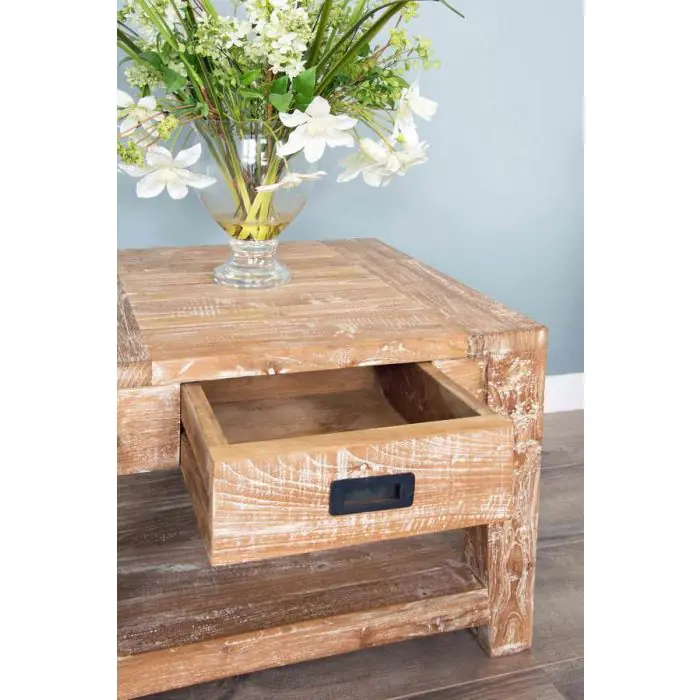 Reclaimed Teak Rio Square Coffee Table - 4