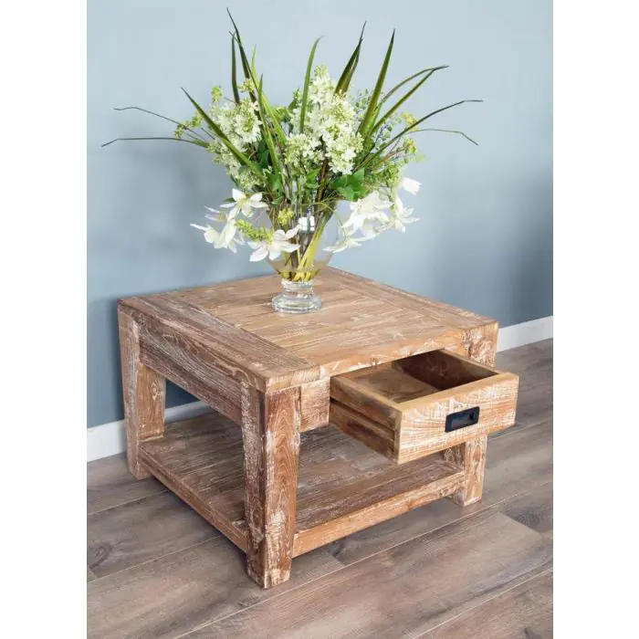 Reclaimed Teak Rio Square Coffee Table - 1