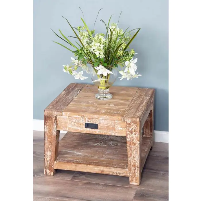 Reclaimed Teak Rio Square Coffee Table - 3