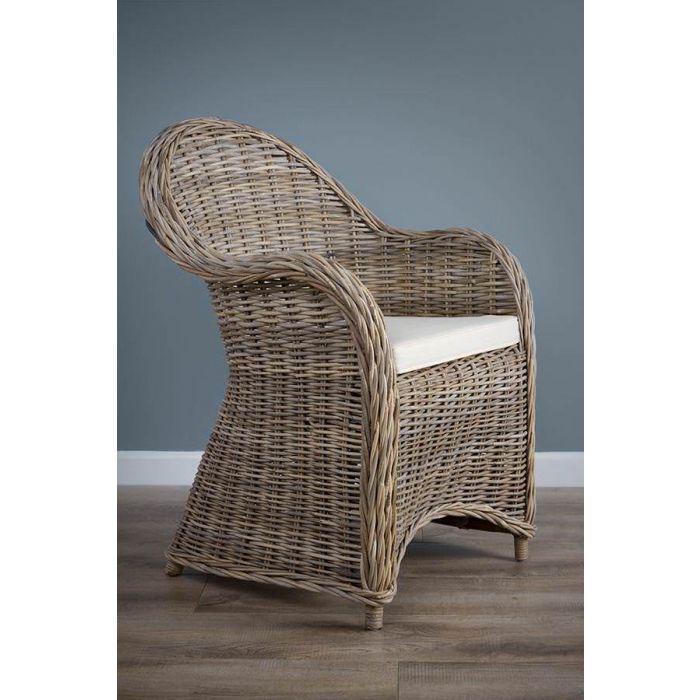 Natural rattan chair deals