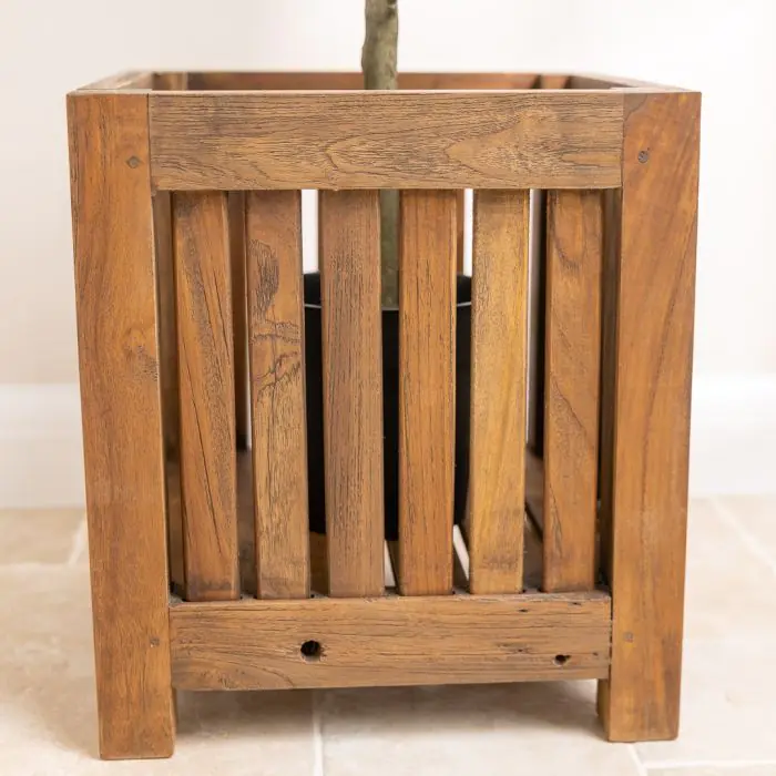 Reclaimed Teak Planter - 3