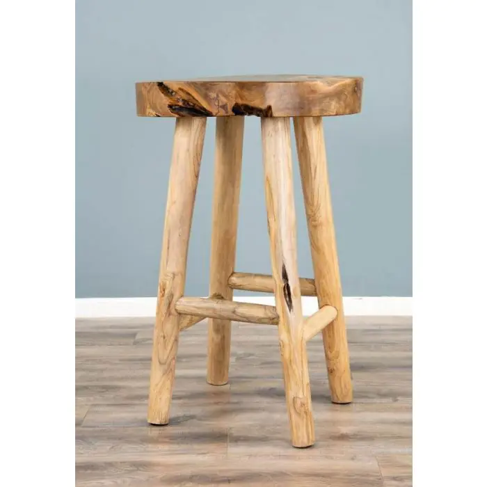 Alpine Chunky Teak Bar Table - 2