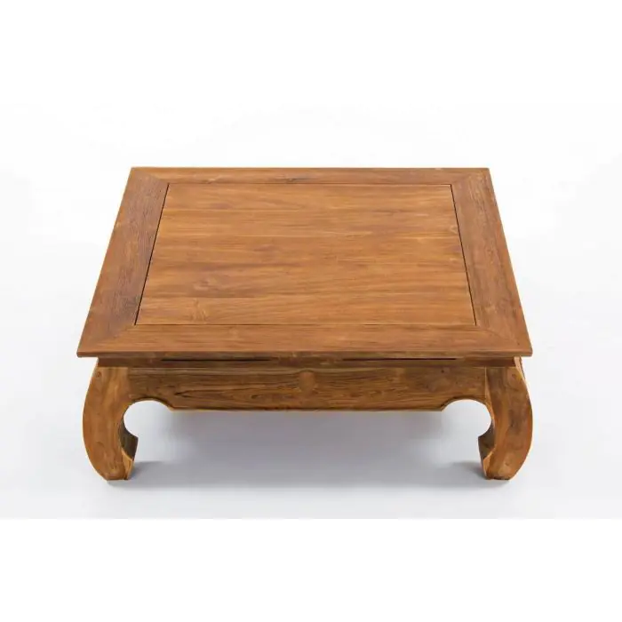 100cm Reclaimed Teak Opium Coffee Table - 4