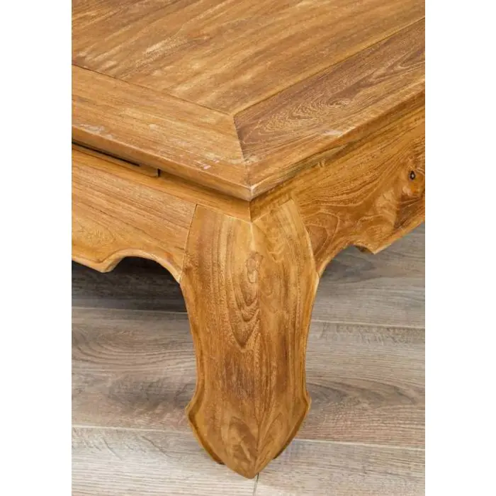 100cm Reclaimed Teak Opium Coffee Table - 3
