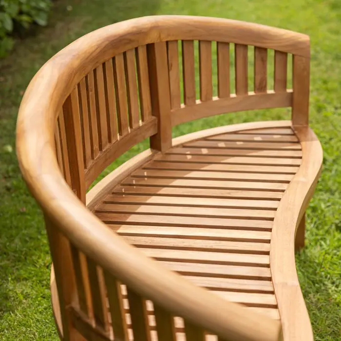 San Francisco Teak Garden Bench - 6