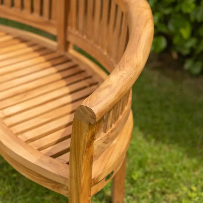 San Francisco Teak Garden Bench - 12