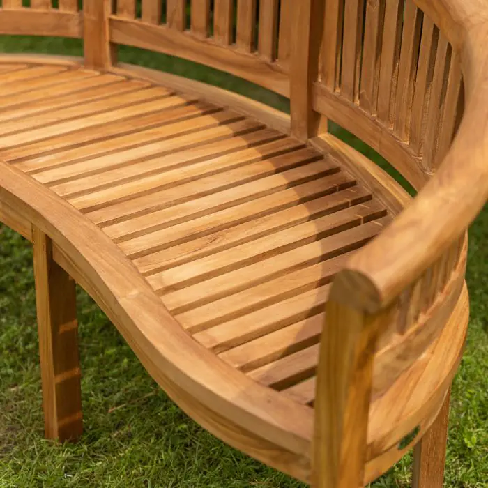 San Francisco Teak Garden Bench - 14