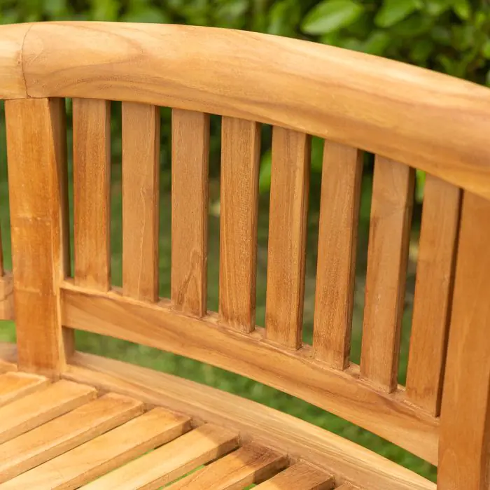 San Francisco Teak Garden Bench - 9