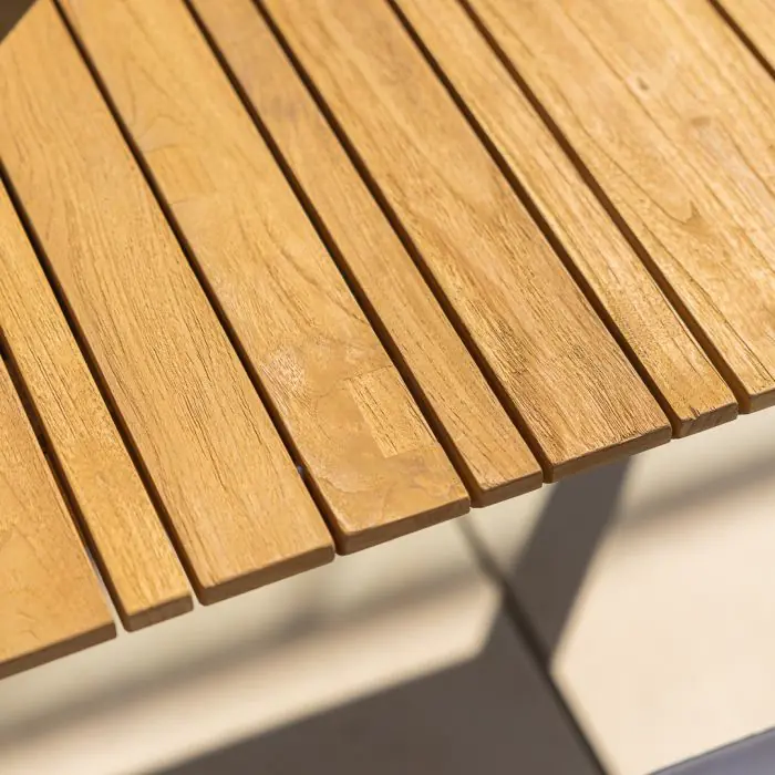 1m x 1.8m-2.3m Reclaimed Teak Extending Savannah Outdoor Dining Table With 6 or 8 Savannah Chairs  - 12