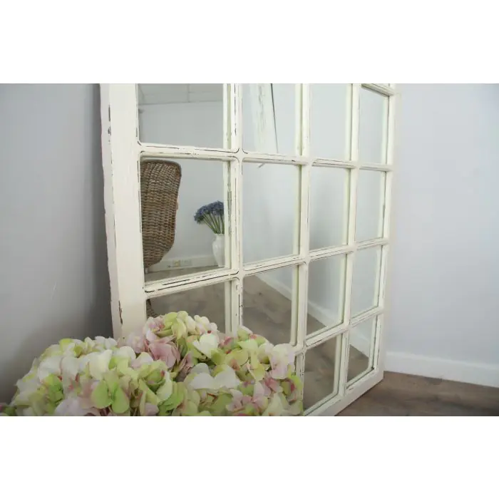 Shabby Chic Arch Window Mirror - 5