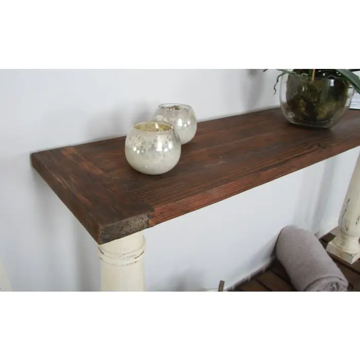 1.6m Shabby Chic Console Table - 5