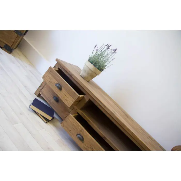 Reclaimed Teak TV Unit - 180cm x 50cm - 2