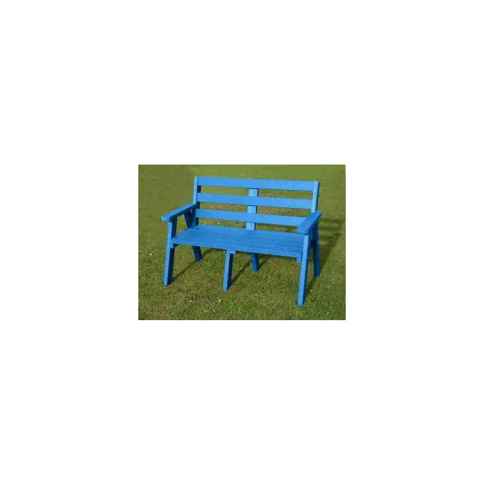 Recycled Plastic 3 Seater Sloper Bench - 5