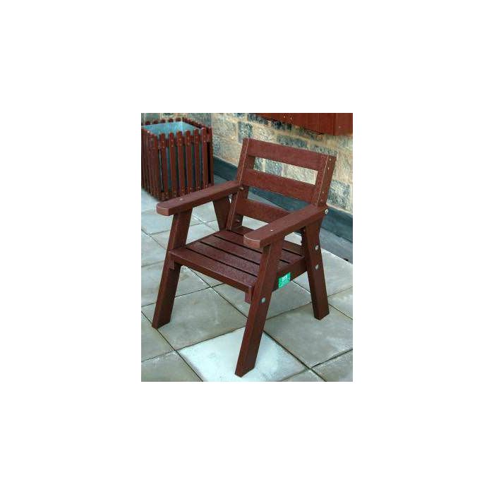 Inclined shop plastic chair