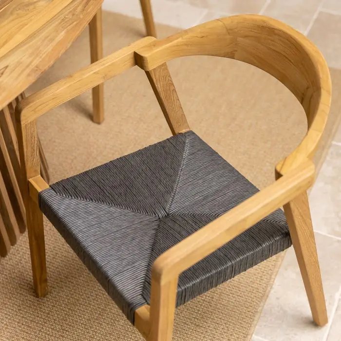 Reclaimed Teak Eclipse Dining Armchair - 2