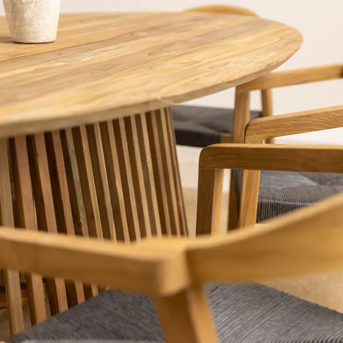 Reclaimed Teak Eclipse Dining Armchair - 3
