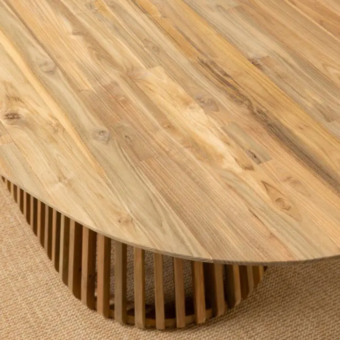 2.4m Reclaimed Teak Eclipse Dining Table - 4