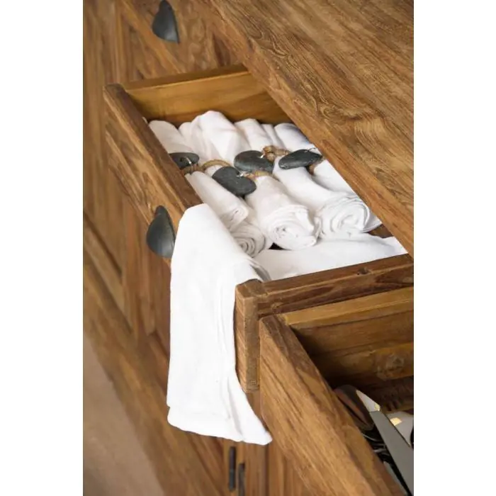 Reclaimed Teak Java Dresser - 4 Door - 8